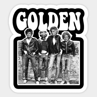 golden girls ramones Sticker